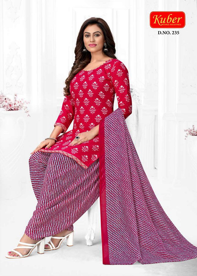 Kuber Kudi Patiyala 3 Regular Wear Latest Cotton Dress Material Collection